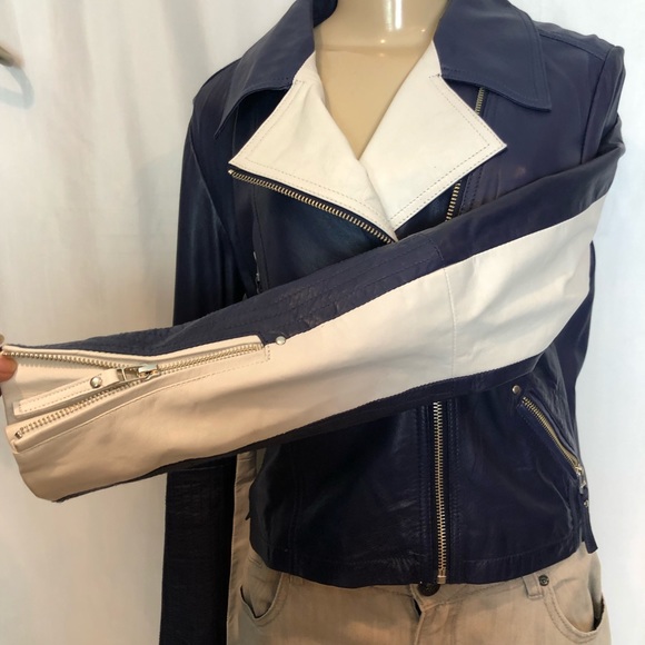 Vintage Cache Moto Leather Jacket - Picture 5 of 10